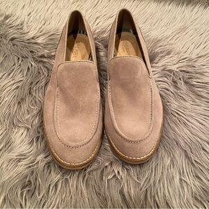 SOLD- Women’s Sperry Slip On Taupe Loafers - Size 8